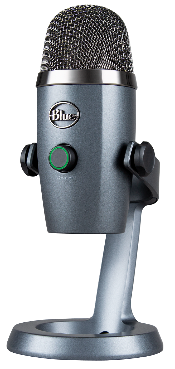 Blue Microphones Yeti Nano Premium Wired Multi-Pattern USB Condenser  Microphone - Shadow Gray