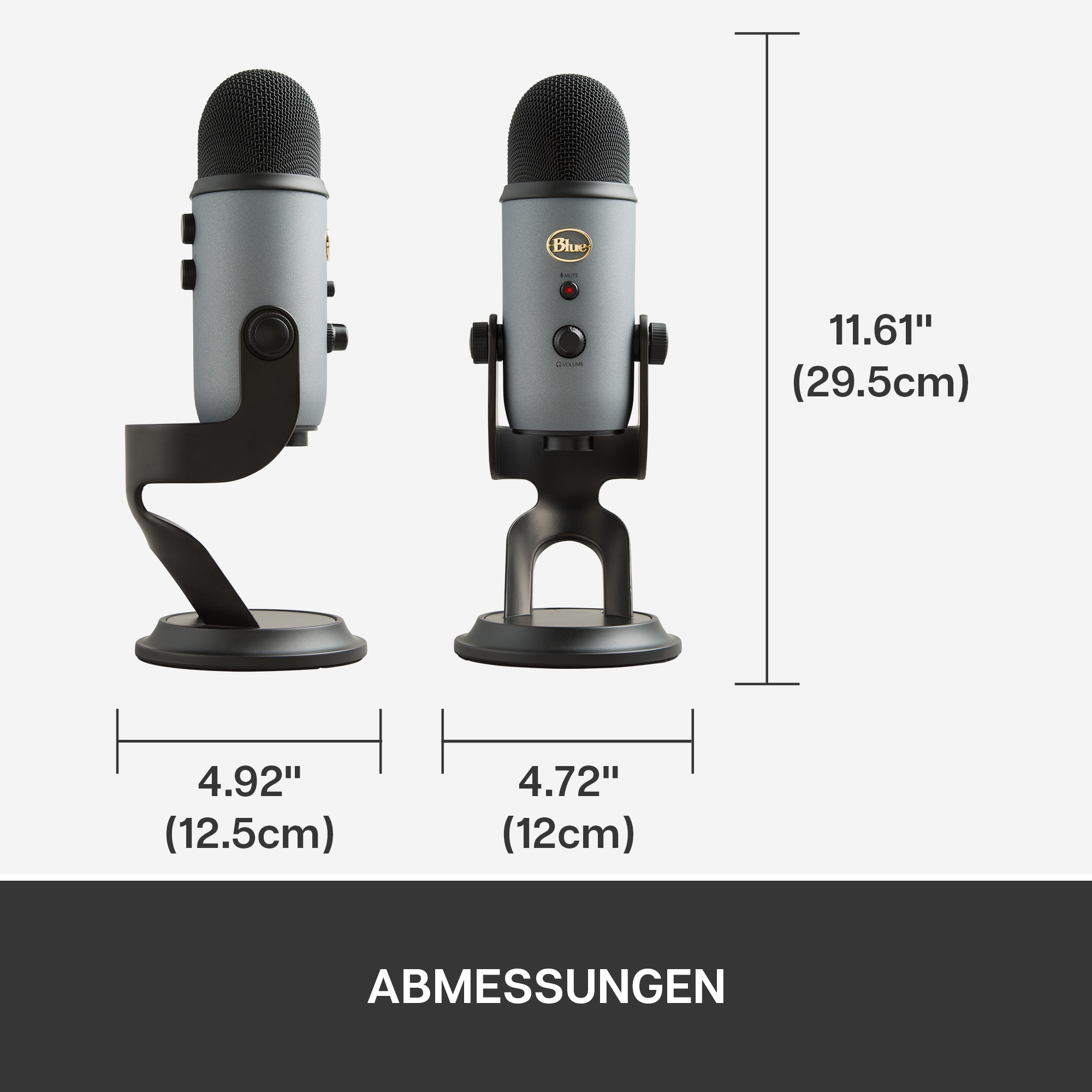 Blue Yeti (slate) - Microphone usb - Variation 4