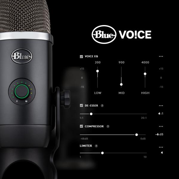 Microphone usb Blue Yeti X (Black)