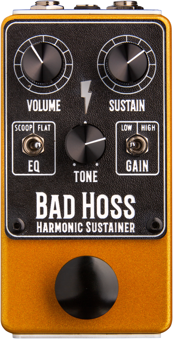 Bolt & Forge Bad Hoss Harmonic Sustainer - Overdrive, distortion & fuzz effect pedal - Main picture