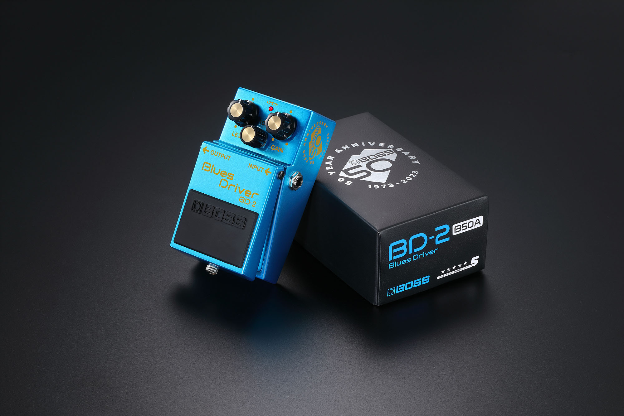 Boss Bd-2-b50a Blues Driver 50th Anniversary - Overdrive, distortion & fuzz effect pedal - Variation 4