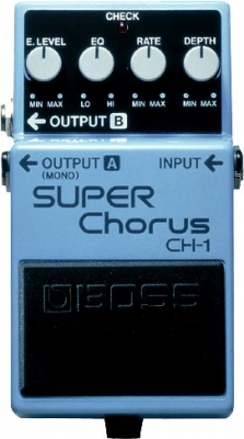 Modulation, chorus, flanger, phaser & tremolo effect pedal Boss CH-1 Super Chorus