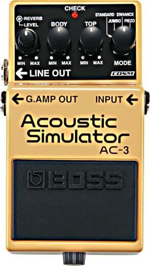 Boss Ac-3 Acoustic Simulator - - Modulation, chorus, flanger, phaser & tremolo effect pedal - Main picture