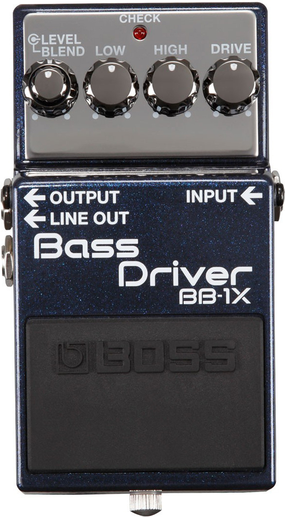 Boss Bb 1x - Overdrive, distortion, fuzz effect pedal for bass - Main picture