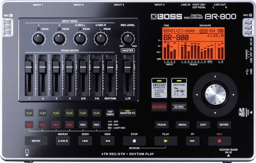 Boss Br800 - Multi tracks recorder - Main picture