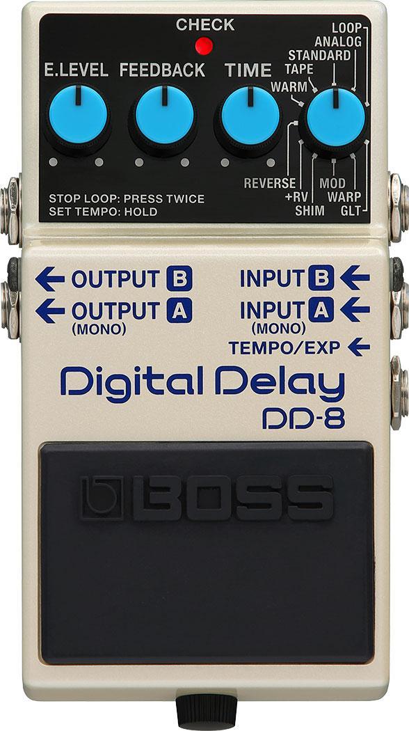Reverb, delay & echo effect pedal Boss DD-8 Digital Delay