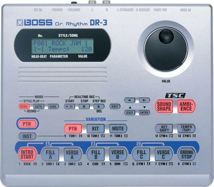 Boss Dr3 Dr Rhythm - Drum machine - Main picture