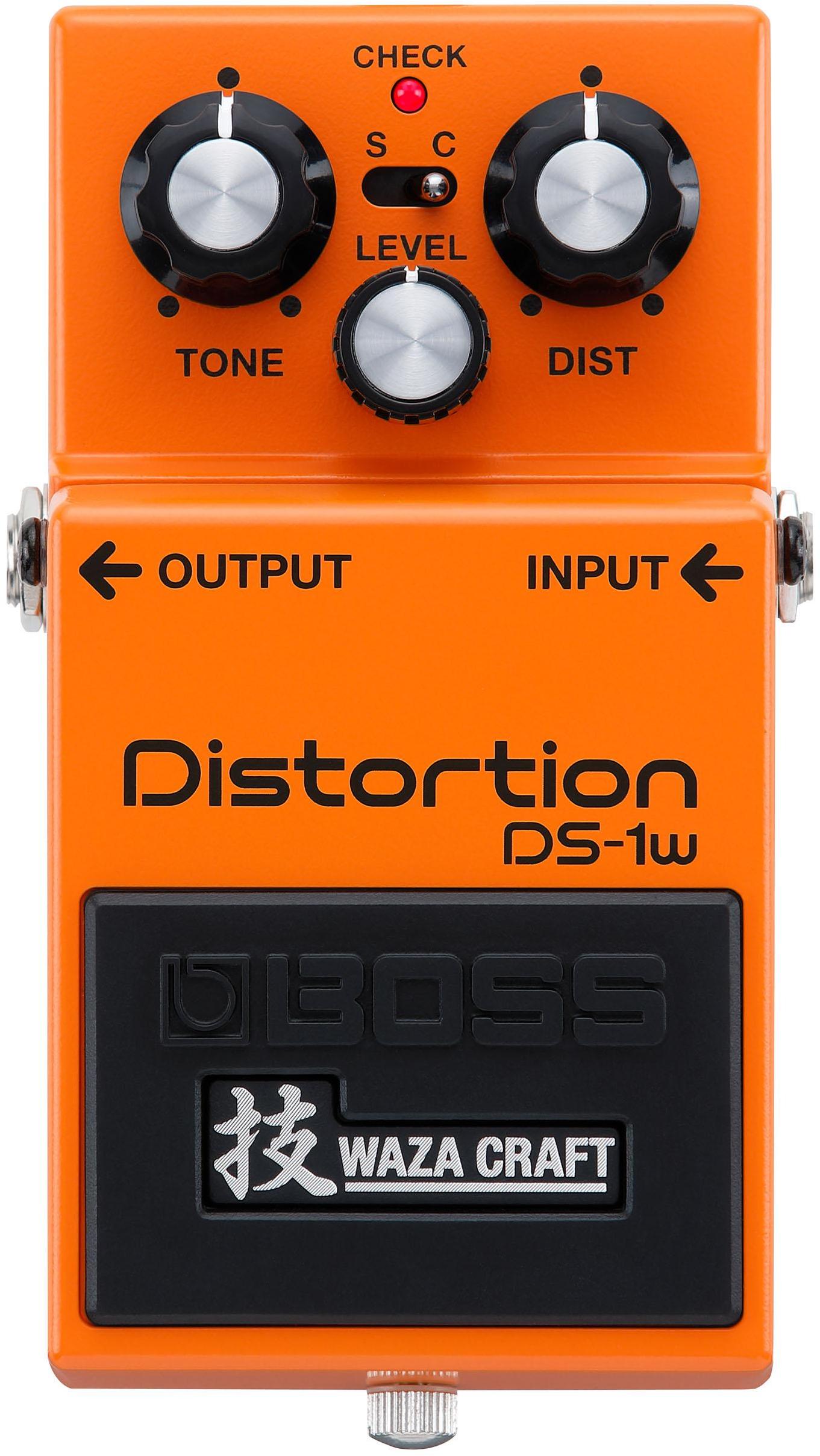 Overdrive, distortion & fuzz effect pedal Boss DS-1W Waza Craft