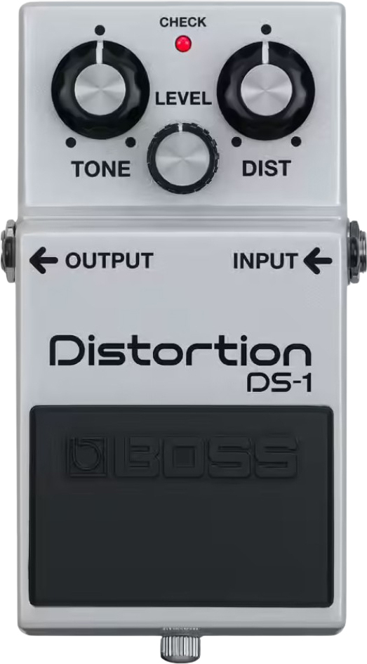 Boss Ds1 Distortion Ltd White - Overdrive, distortion & fuzz effect pedal - Main picture