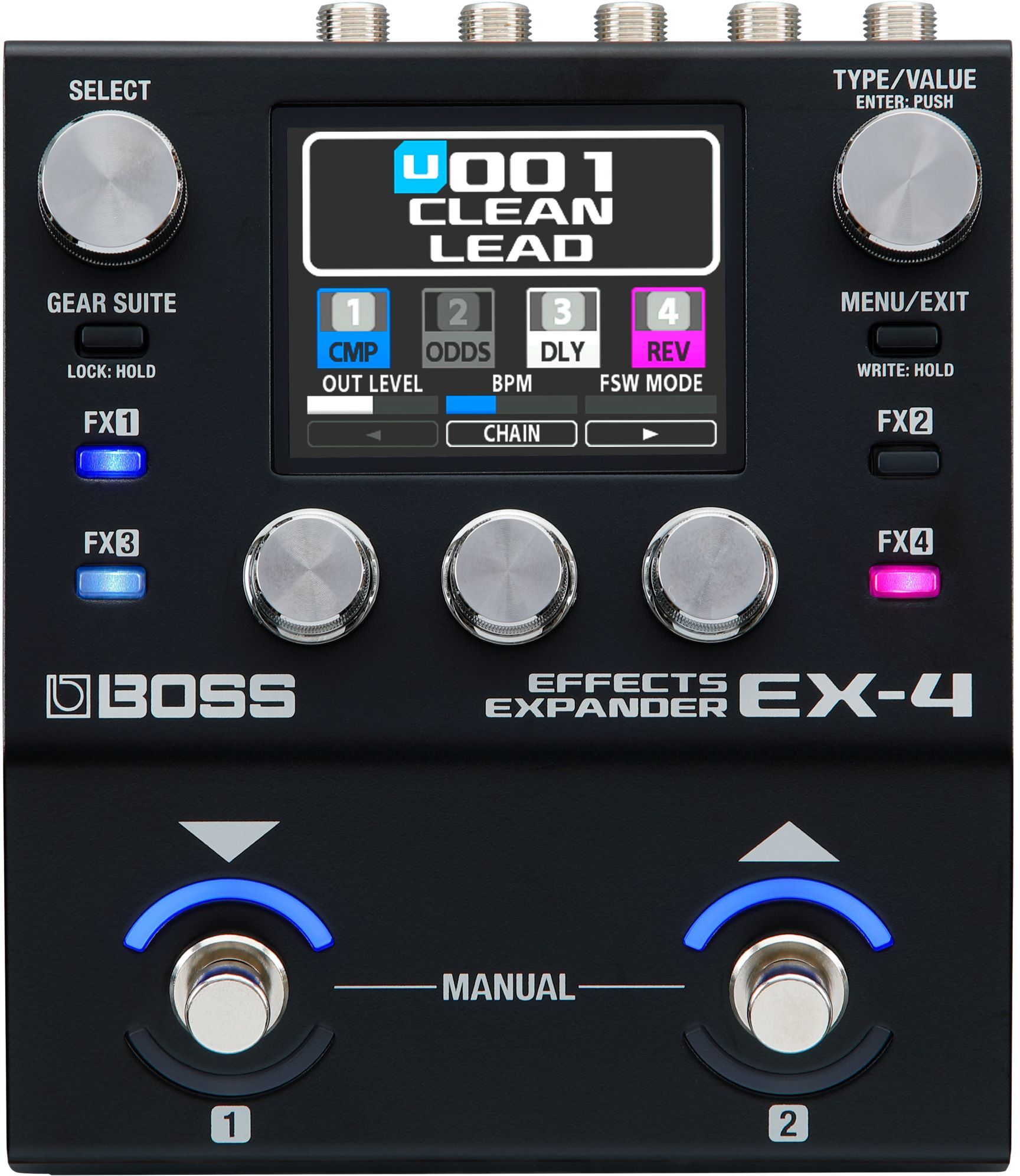Boss Ex-4 Effects Expander - Multieffect for electric guitar - Main picture