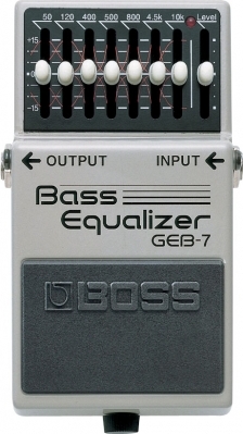 Boss Geb-7 Bass Equalizer - EQ & enhancer effect pedal for bass - Main picture