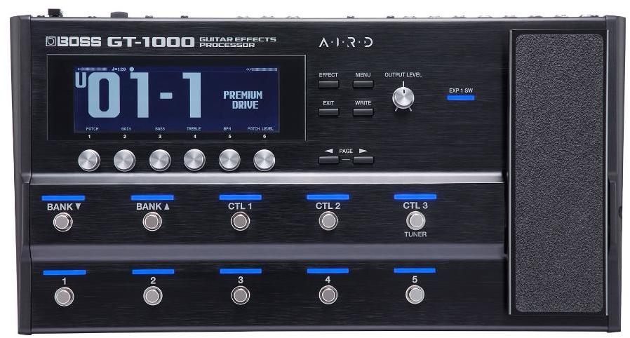 Multieffect for electric guitar Boss GT-1000 Guitar Effects Processor