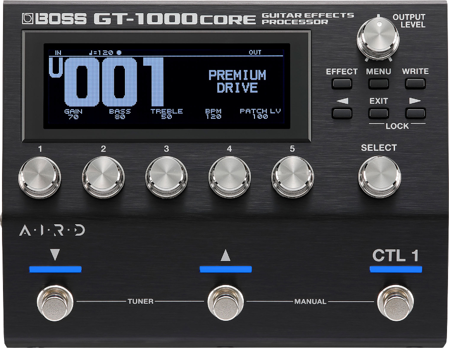 Boss Gt1000core Guitar Effects Processor - Guitar amp modeling simulation - Main picture