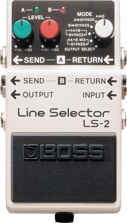 Boss Ls2 Line Selector - EQ & enhancer effect pedal - Main picture