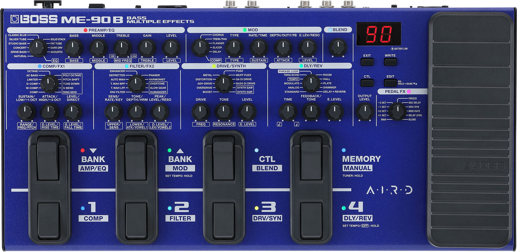 Boss ME-90B Bass Multi-effects Multieffect for bass