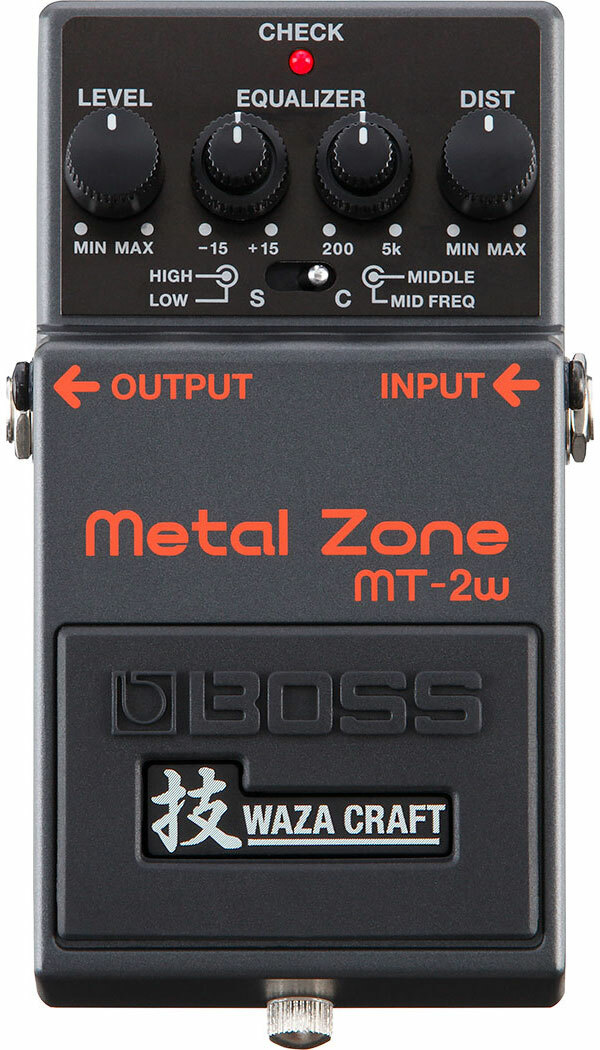 Boss Mt-2w Metal Zone - Overdrive, distortion & fuzz effect pedal - Main picture