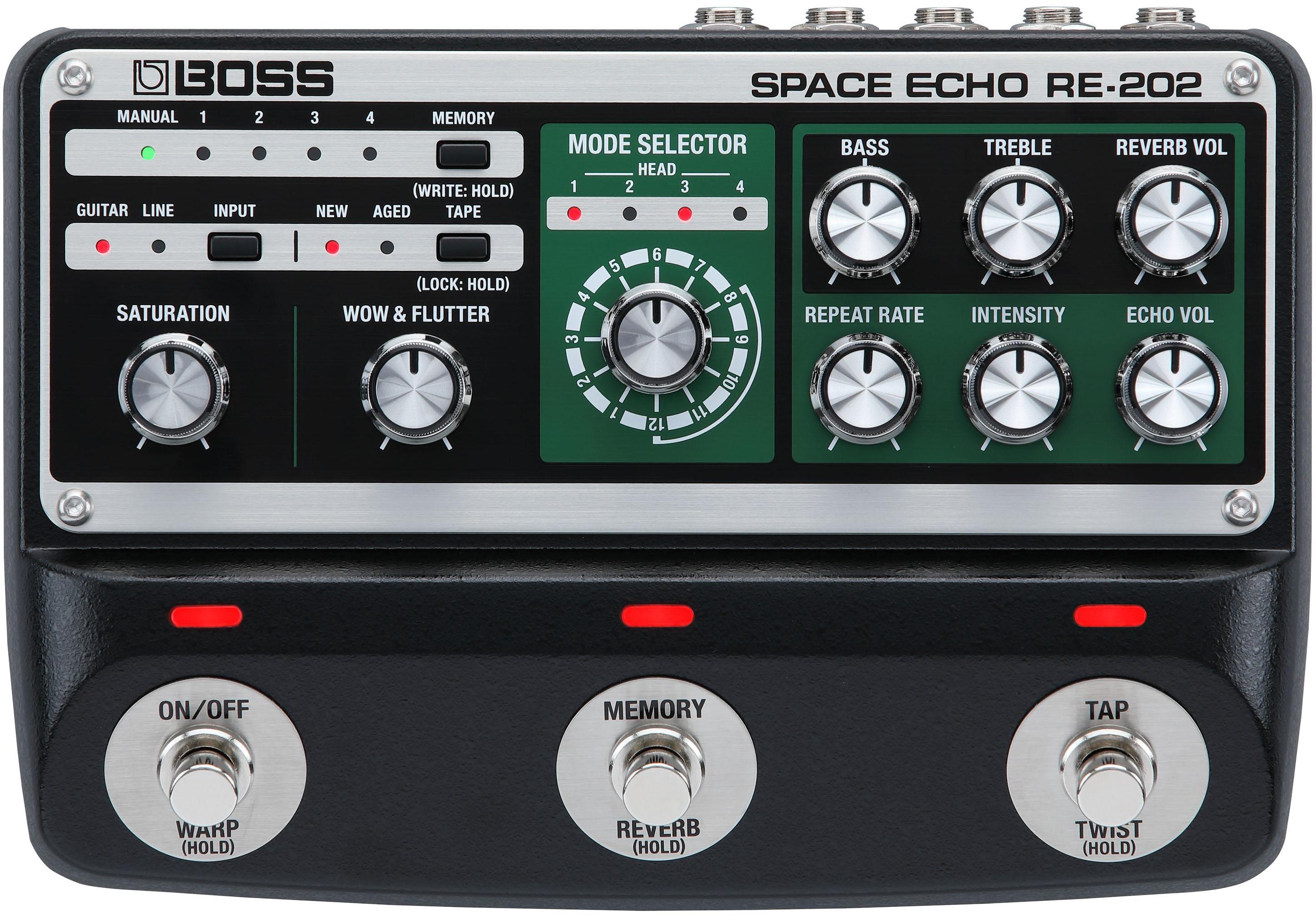 Reverb, delay & echo effect pedal Boss RE-202 Space Echo