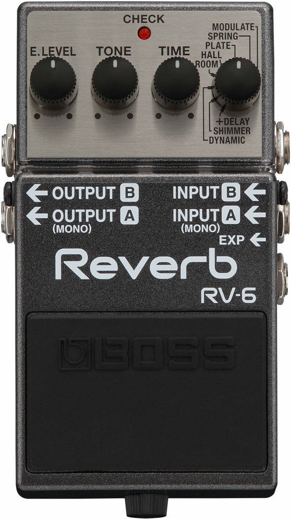 Boss Rv-6 Reverb - Reverb, delay & echo effect pedal - Main picture