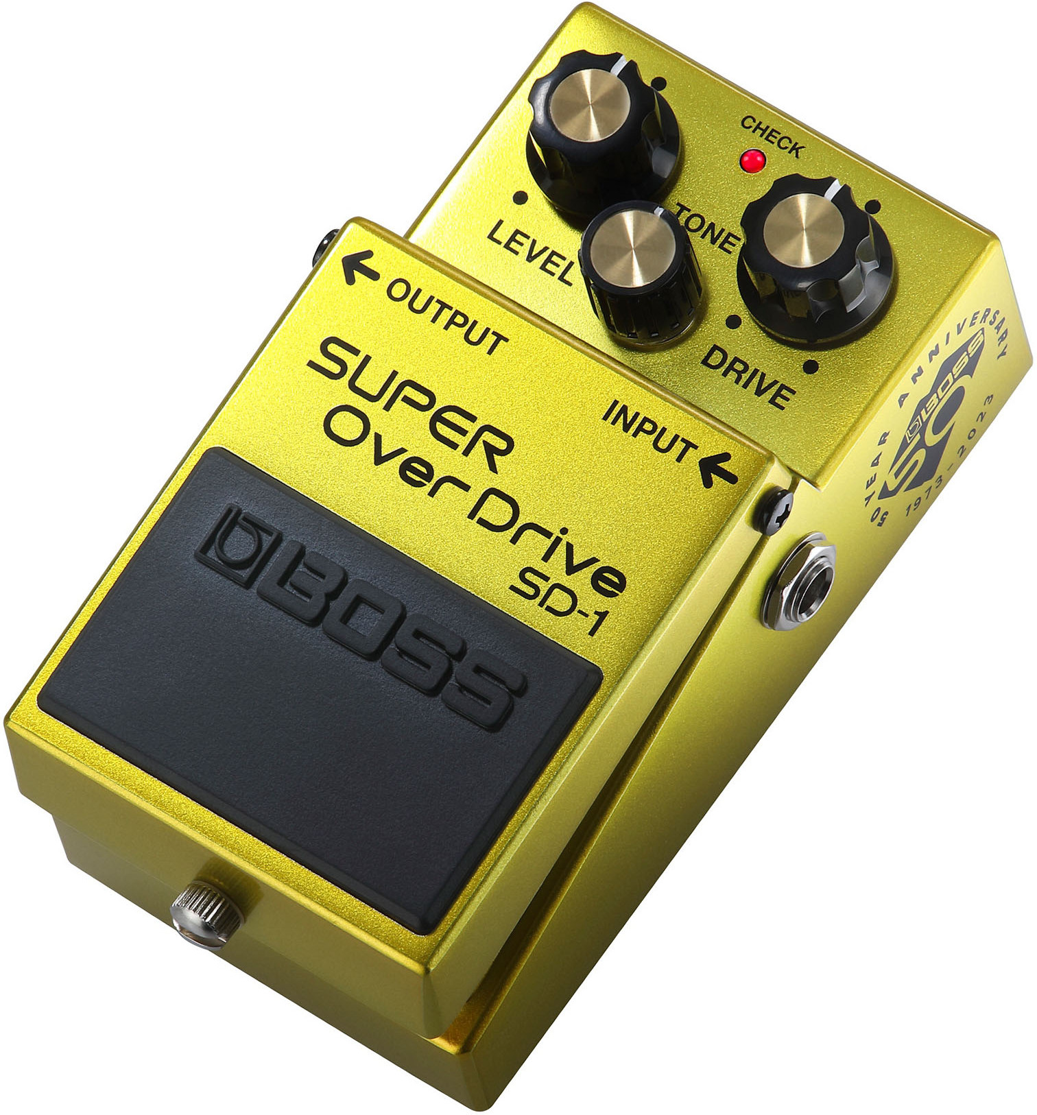 Boss Sd-1-b50a Super Overdrive 50th Anniversary - Overdrive, distortion & fuzz effect pedal - Main picture