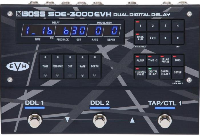 Reverb, delay & echo effect pedal Boss SDE-3000-EVH Eddie Van Halen Edition