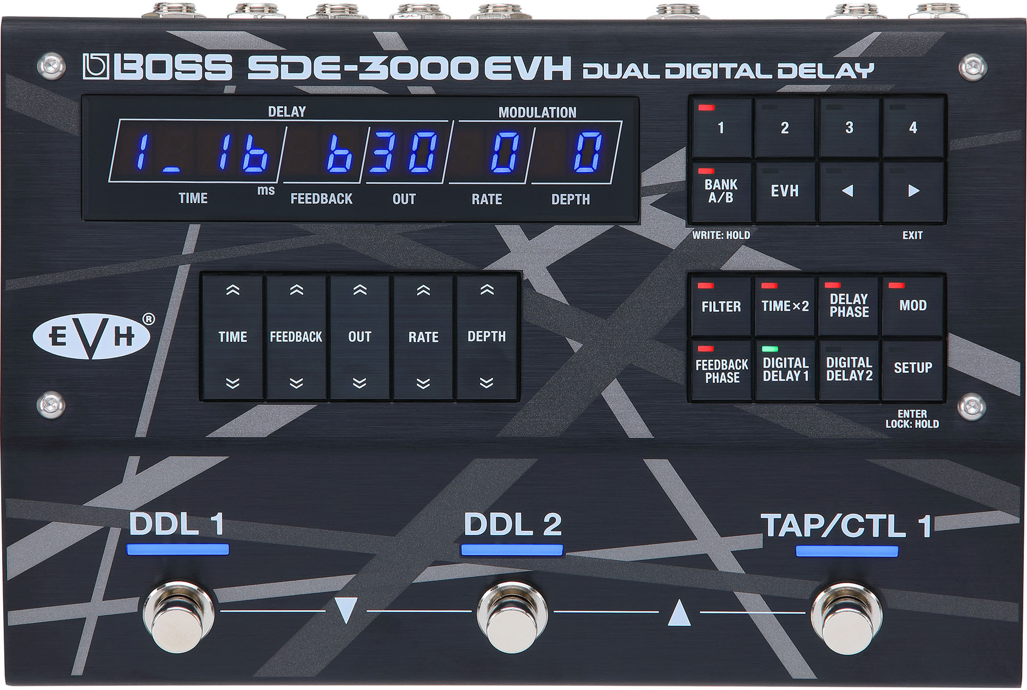 Boss Sde-3000-evh Eddie Van Halen Edition - Reverb, delay & echo effect pedal - Main picture