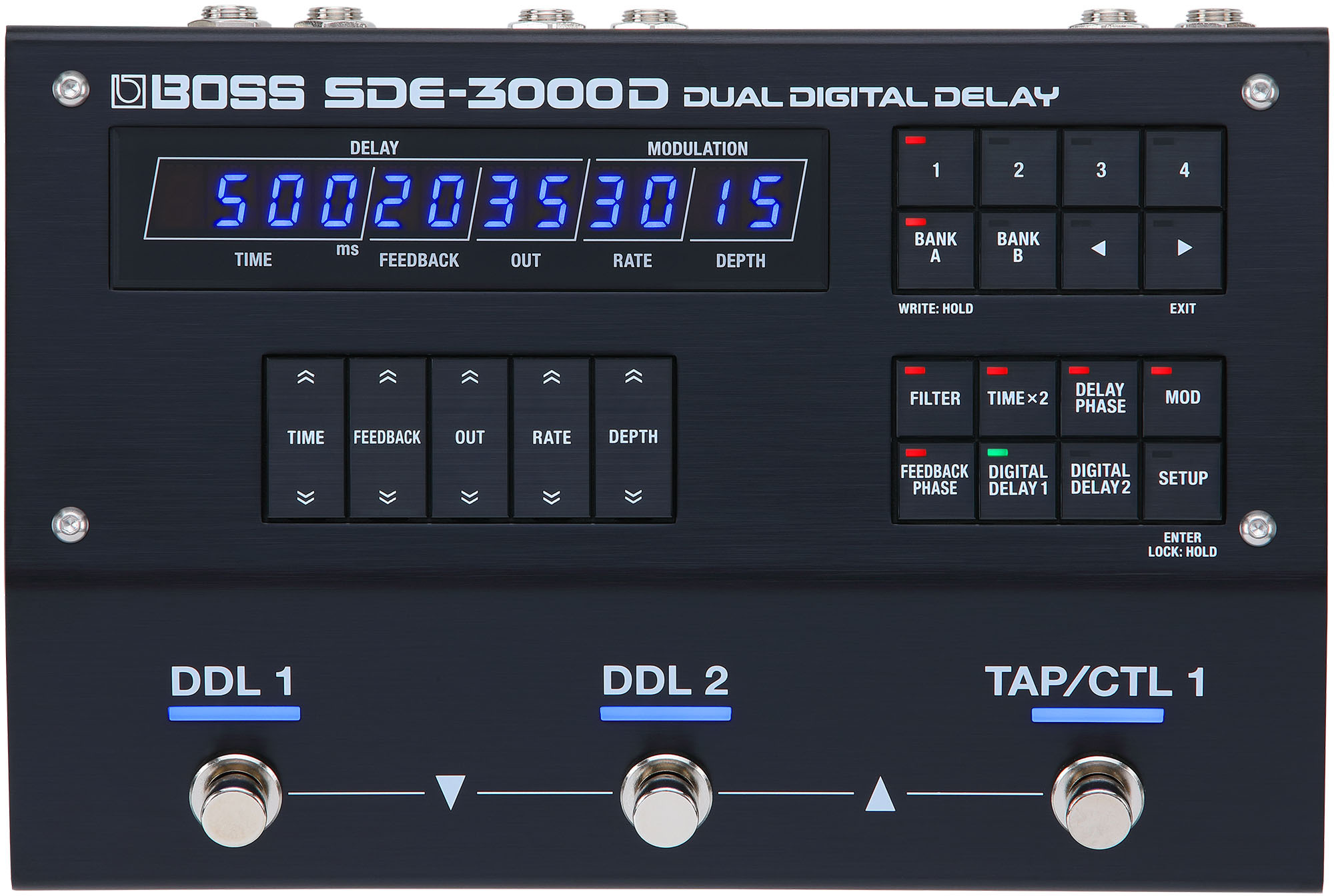 Boss Sde-3000d - Reverb, delay & echo effect pedal - Main picture