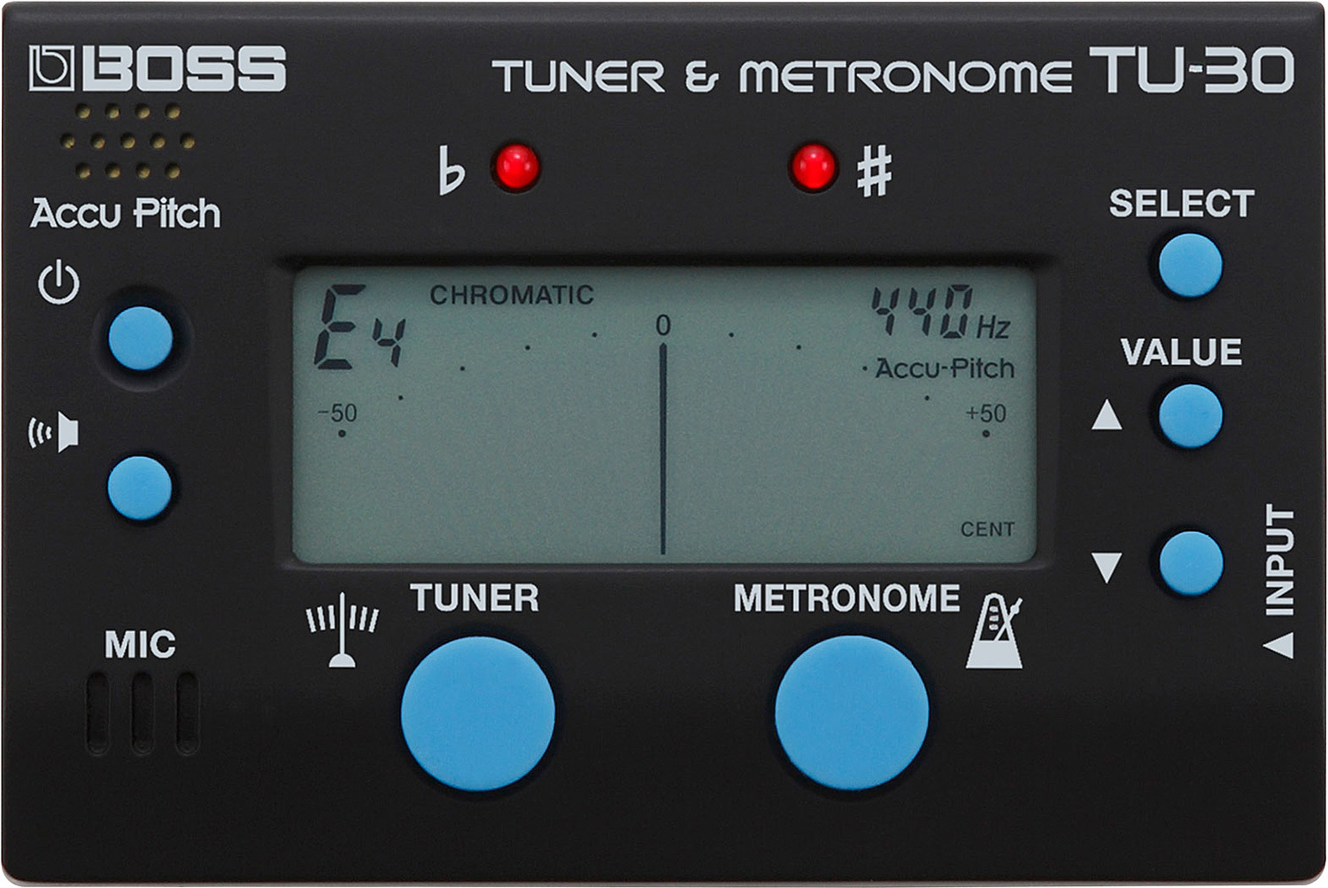 Boss Tu-30 Tuner & Metronome 2016 - Guitar tuner - Main picture