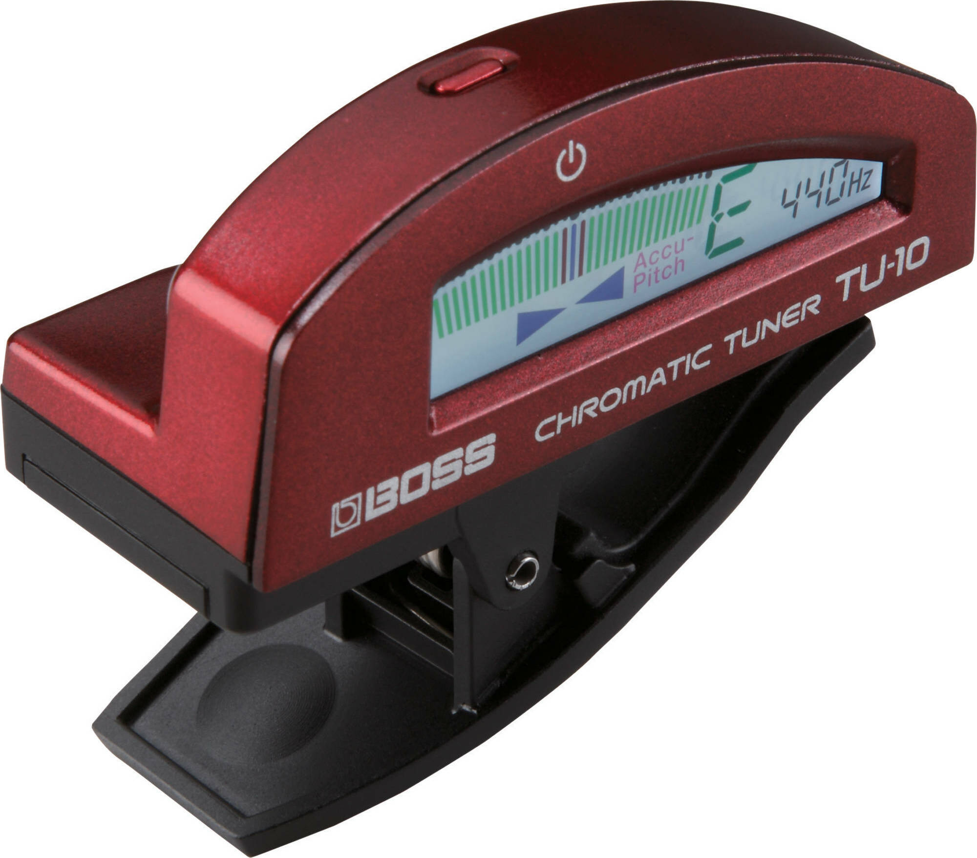 Boss Tu10 Clip On Chromatic Tuner Red - Guitar tuner - Main picture