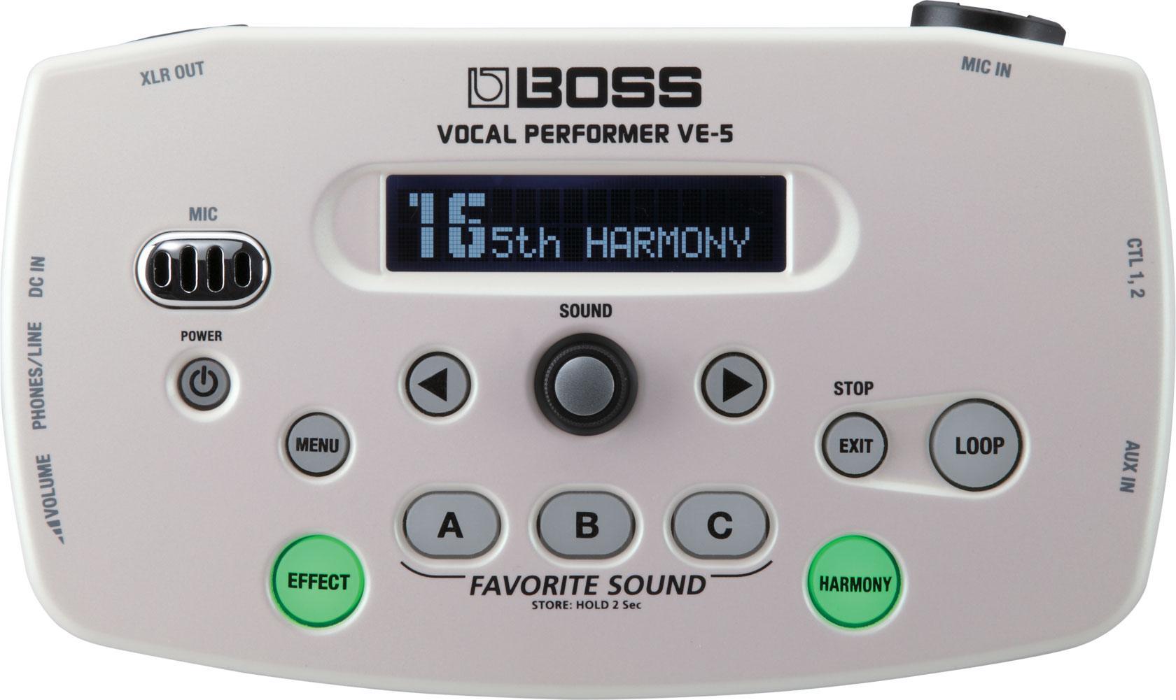 Effects processor  Boss VE-5 WH