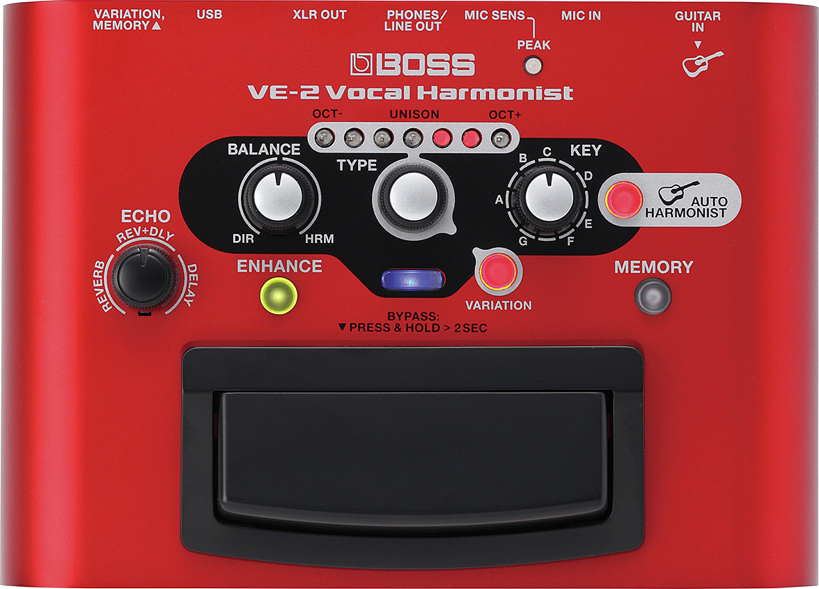 Boss Ve2 Vocal Harmonist - Multieffect for electric guitar - Main picture