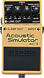 Modulation, chorus, flanger, phaser & tremolo effect pedal Boss AC-3 Acoustic Simulator
