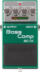 Compressor, sustain & noise gate effect pedal for bass Boss BC-1X Bass Comp
