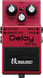 Reverb, delay & echo effect pedal Boss DM-2W Delay Waza Craft