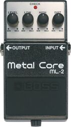 Overdrive, distortion & fuzz effect pedal Boss ML-2 Metal Core