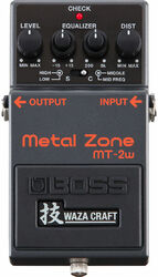 Overdrive, distortion & fuzz effect pedal Boss MT-2W Metal Zone Waza Craft