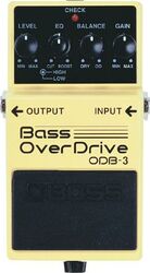 Overdrive, distortion, fuzz effect pedal for bass Boss ODB-3 Bass Overdrive