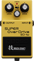 Overdrive, distortion & fuzz effect pedal Boss Waza Craft SD-1W Super Overdrive