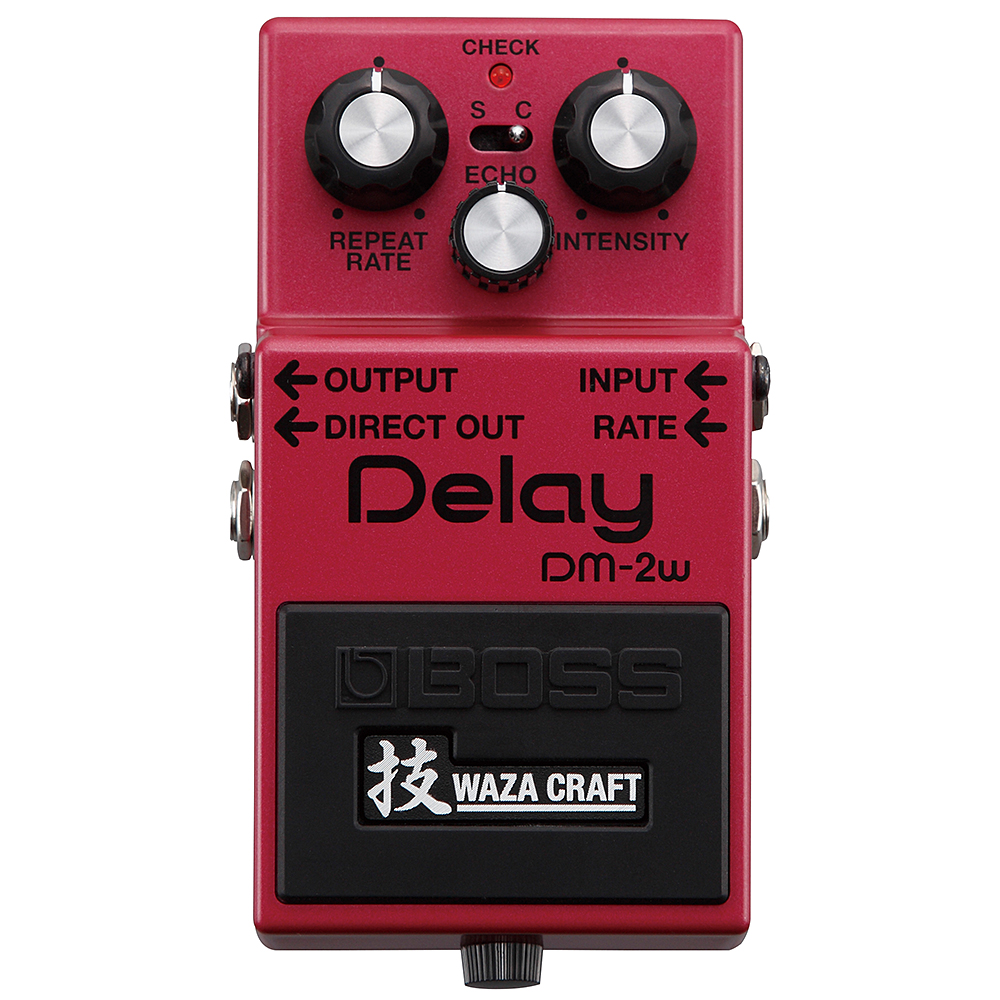 Boss DM-2W Delay Waza Craft Reverb, delay & echo effect pedal