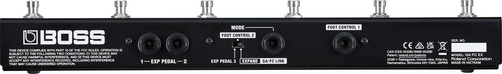 Boss Ga-fc Ex - Switch pedal - Variation 2