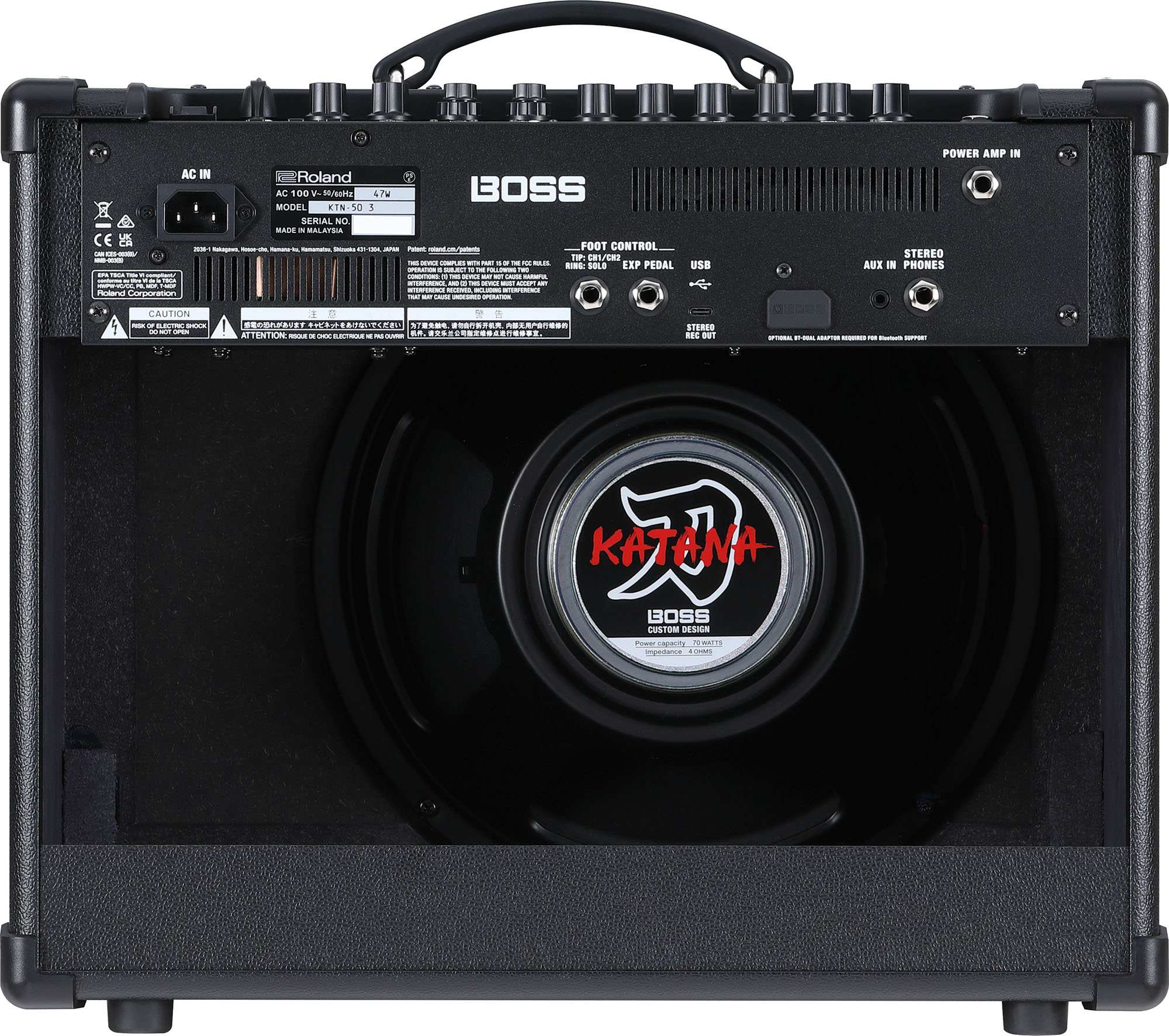 Boss Katana-50 Gen3 0.5/25/50w 1x12 - Electric guitar combo amp - Variation 3