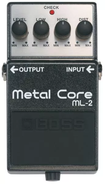 Overdrive, distortion & fuzz effect pedal Boss ML-2 Metal Core