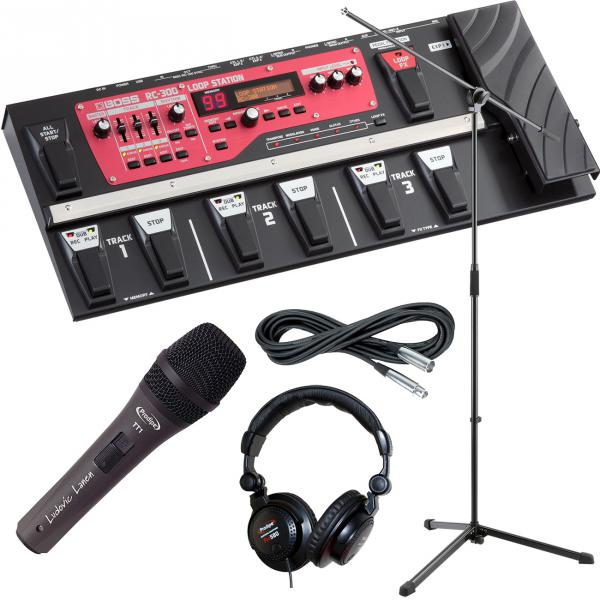 Effect set for guitar & bass Boss RC-300 Loop Station +Micro +Casque +Accessoires