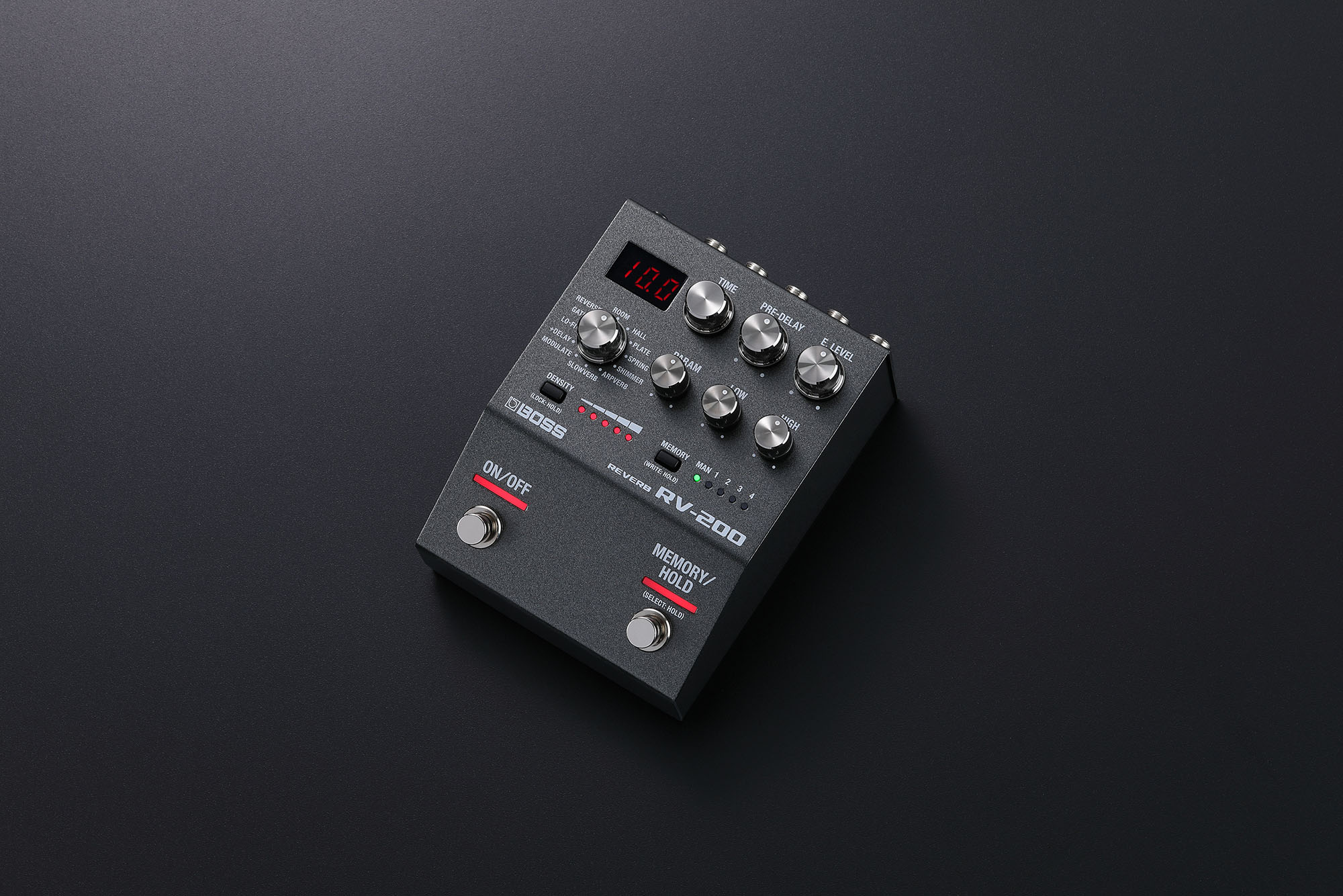 Boss Rv-200 Reverb - Reverb, delay & echo effect pedal - Variation 3