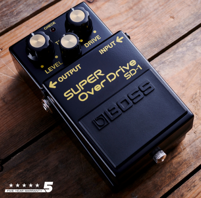 Boss Sd-1-4a Super Overdrive 40th Anniv. Ltd - Overdrive, distortion & fuzz effect pedal - Variation 1