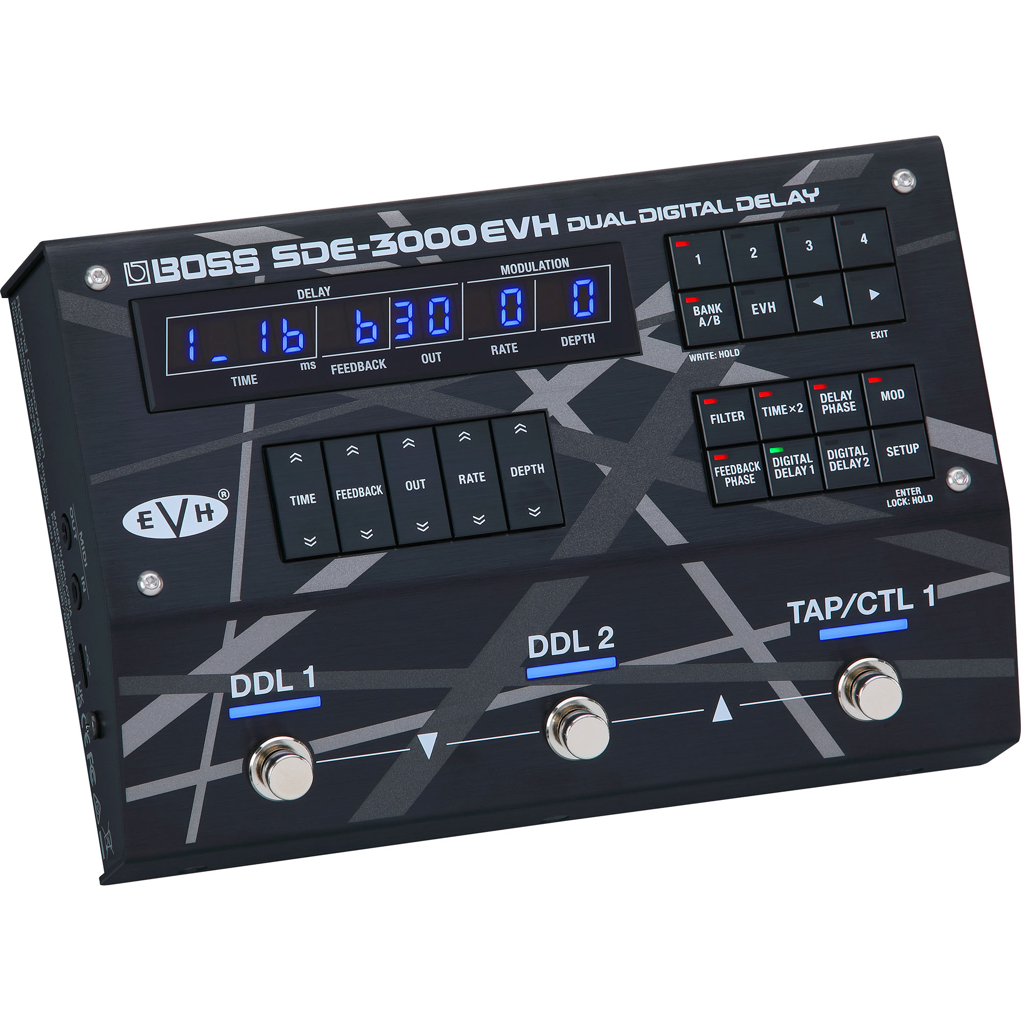 Boss Sde-3000-evh Eddie Van Halen Edition - Reverb, delay & echo effect pedal - Variation 1