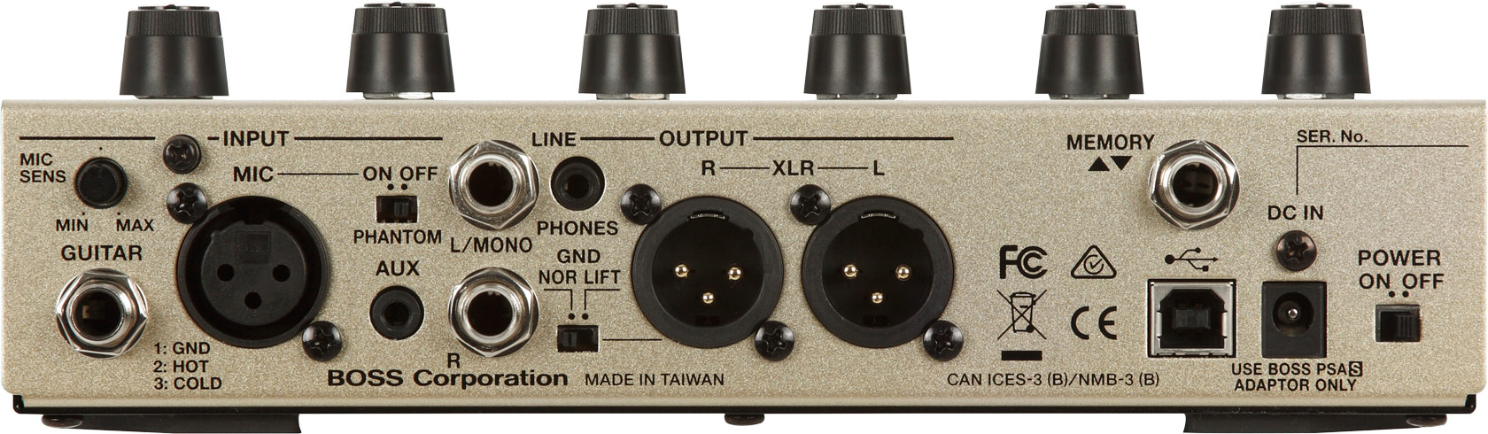 Boss VE-8 Acoustic Singer Multieffect for acoustic guitar