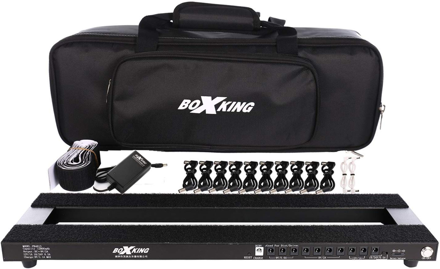 Boxking Pb4813 Powered Rechargeable Pedalboard +housse 12800mah - pedalboard - Main picture