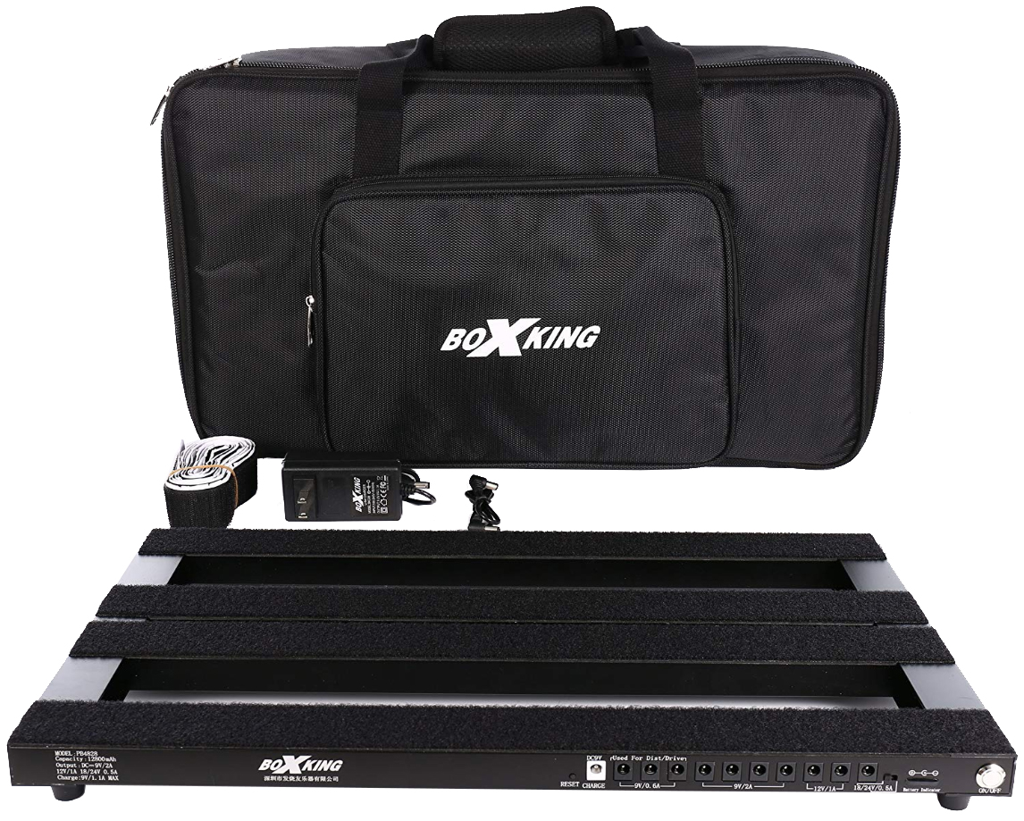 Boxking PB4828A Powered Rechargeable Pedalboard +Bag Pedalboard