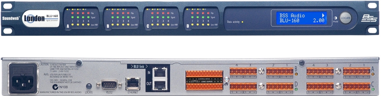 Bss Blu160 Processeur Soundweb London Blu-link, ChÂssis Vide - Effects processor - Main picture