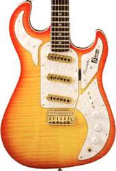 Str shape electric guitar Burns                          Shadow Special Club - Cherry sunburst